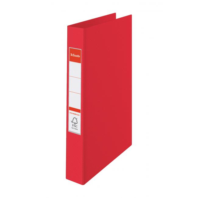 2-ring binder Esselte all-plastic 4.2 cm VIVIDA red