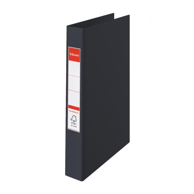 2-ring binder Esselte all-plastic 4.2 cm VIVIDA black