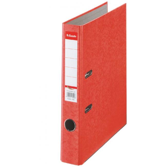 Esselte Rainbow 5cm red lever folder