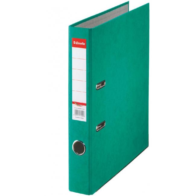 Esselte Rainbow 5cm green lever folder