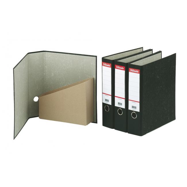 Spisovňa Esselte Marble archívna 8cm čierna