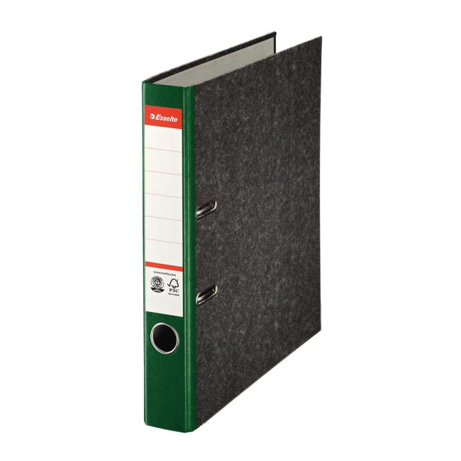 Lever filer Esselte Marble 5cm green