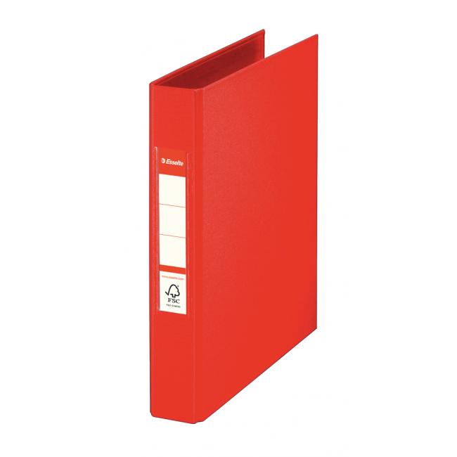 2-ring binder Esselte all-plastic 4.2cm A5 VIVIDA red