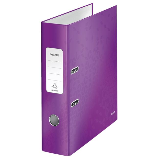 Lever filer Leitz 180° WOW 8cm purple