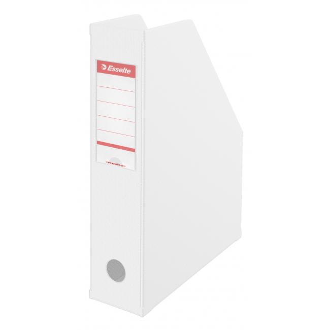 [ES056000] Stojan na časopisy Esselte VIVIDA 7cm biely