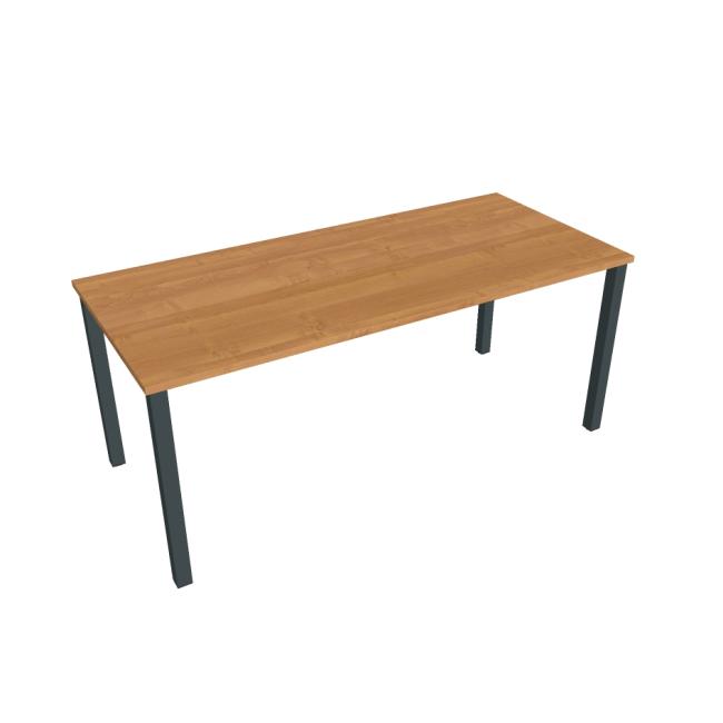 Conference table Uni, 180x75.5x80 cm, alder/black