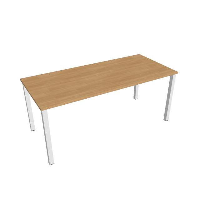 Conference table Uni, 180x75.5x80 cm, oak/white