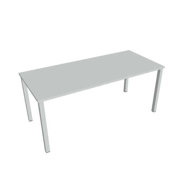 Conference table Uni, 180x75.5x80 cm, gray/grey