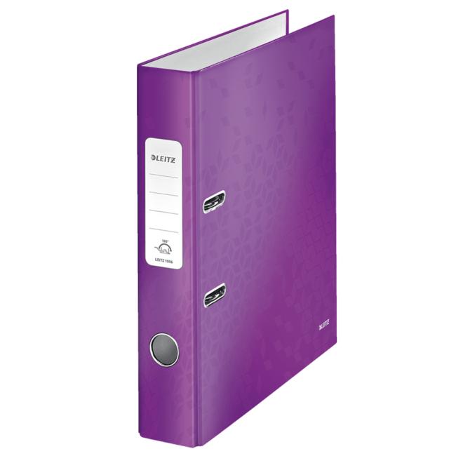 Lever filer Leitz 180° WOW 5cm purple