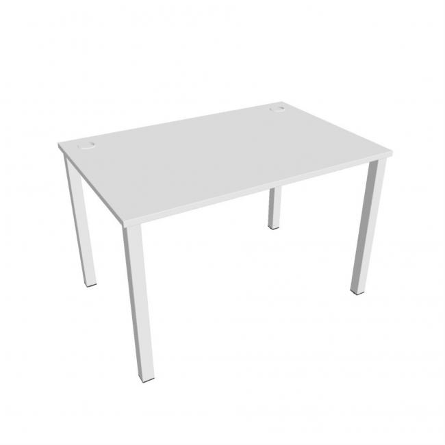 Uni work table, 120x75.5x80 cm, white/white