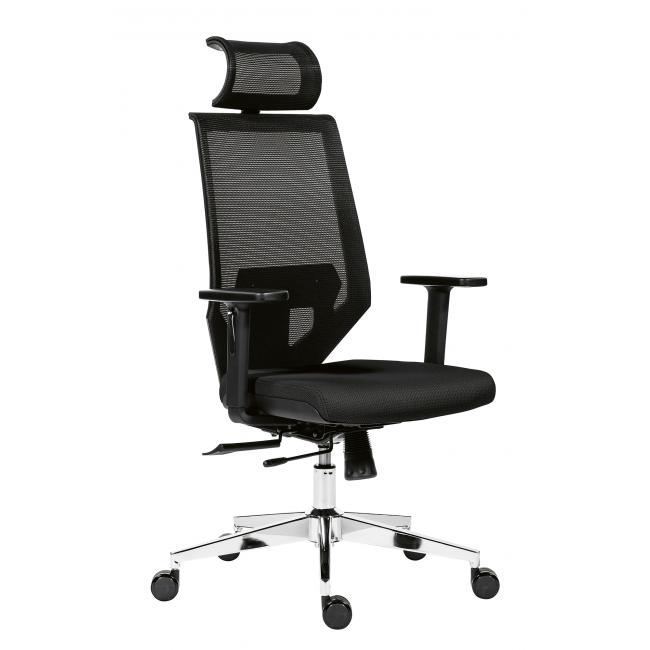 Black Edge Net office chair with black seat