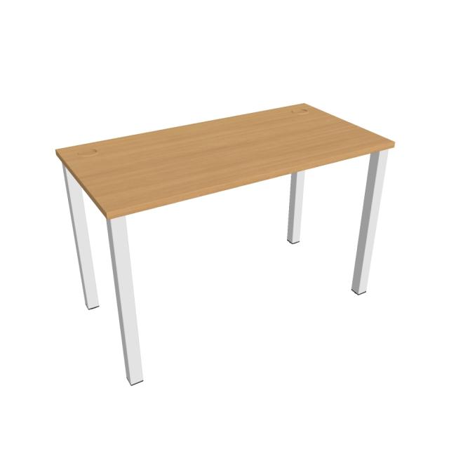 Uni work table, 120x75.5x60 cm, beech/white