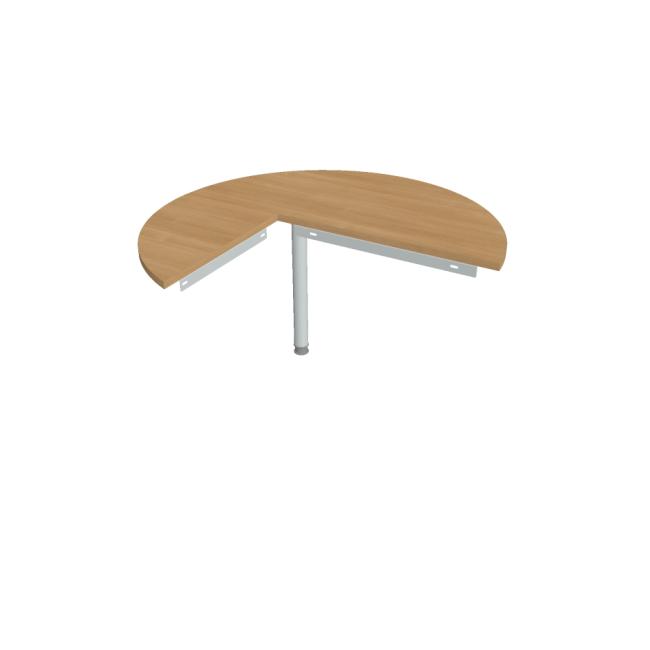 [ON120249] Additional Gate table, right, 120x75.5 cm, oak/metal