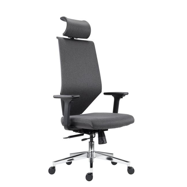 Edge fully upholstered office chair, anthracite