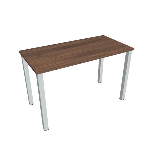 Uni work table, 120x75.5x60 cm, walnut/grey
