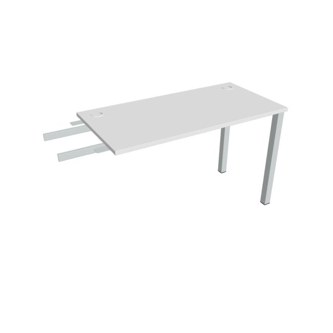 Work table Uni, chain, 120x75.5x60 cm, white/grey