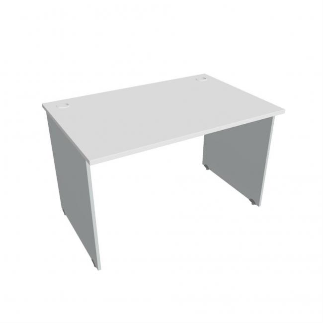Gate desk, 120x75.5x80 cm, white/grey