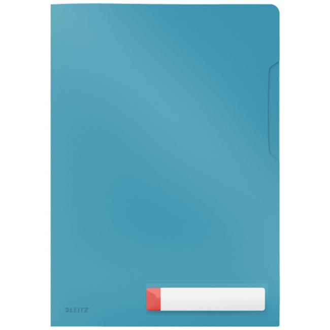 [ES080061] Obal L pevný Leitz Cosy A4 200mic kľudný modrý 3 ks