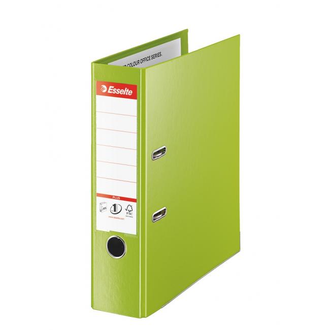 Esselte all-plastic lever folder A4 MAXI 8cm green