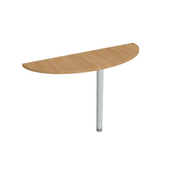 [ON120349] Additional Gate table, 120x75.5x40 cm, oak/metal