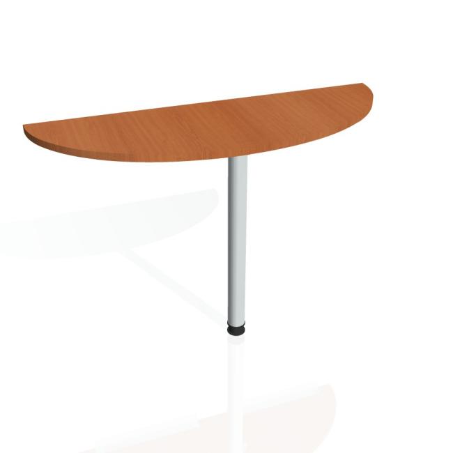 Additional table Gate, 120x75.5x40 cm, cherry/metal