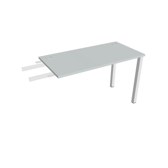 Work table Uni, chain, 120x75.5x60 cm, grey/white