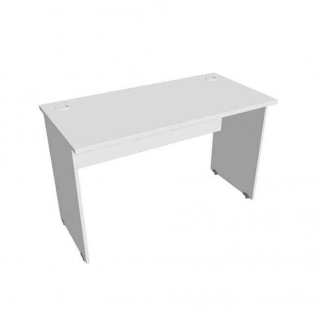 Gate desk, 120x75.5x60 cm, white/white