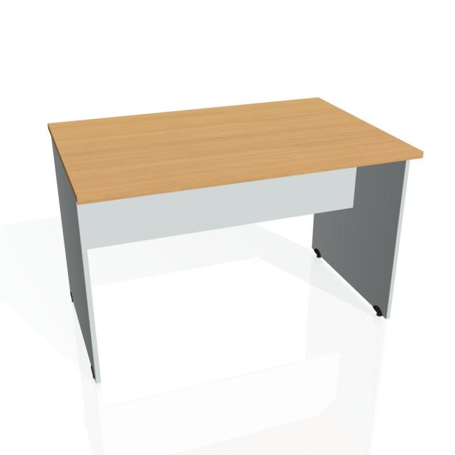 Gate conference table, 120x75.5x80 cm, beech/grey
