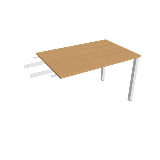 Work table Uni, chain, 120x75.5x80 cm, beech/white