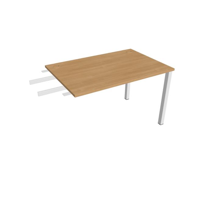 Work table Uni, chain, 120x75.5x80 cm, oak/white