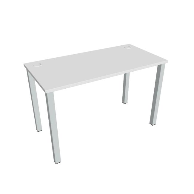 Uni work table, 120x75.5x60 cm, white/grey
