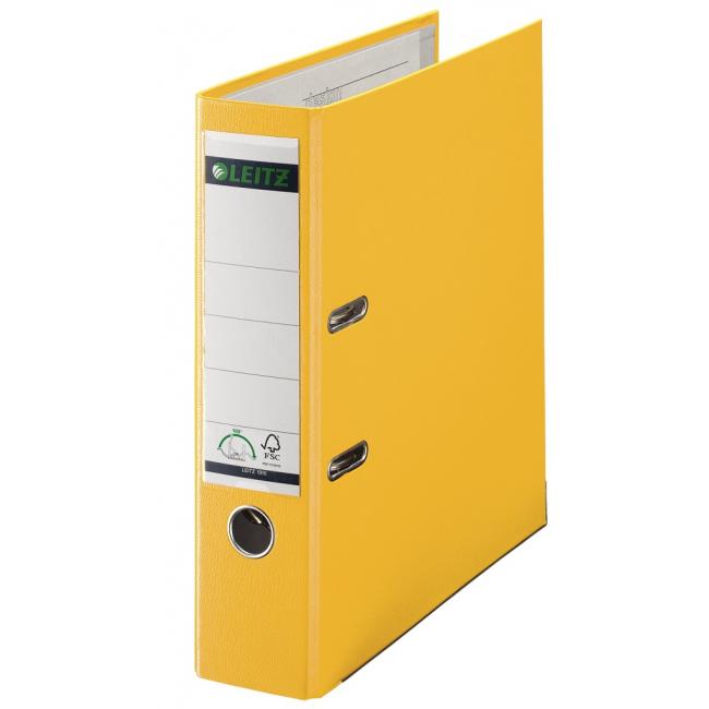 Lever filer Leitz 180° 8cm yellow