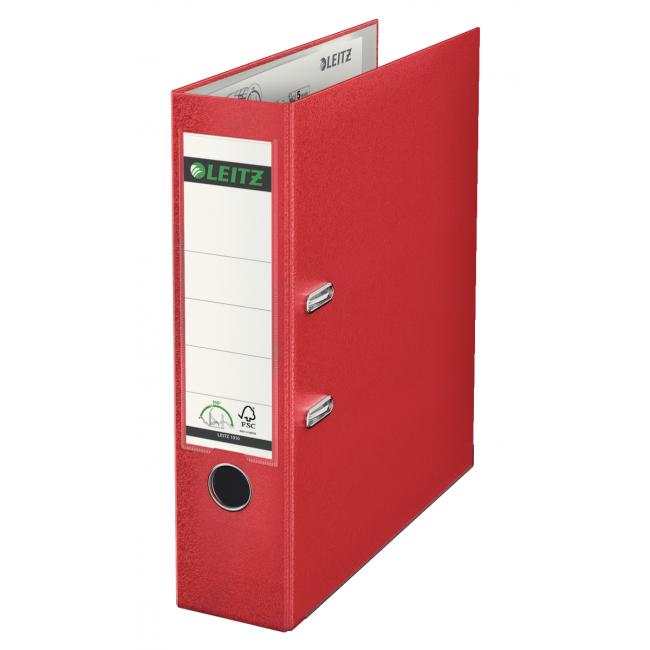 Lever filer Leitz 180° 8cm red