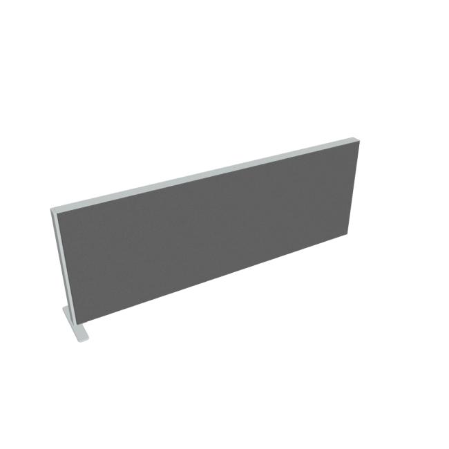 Akustik table screen, 120 cm, light grey