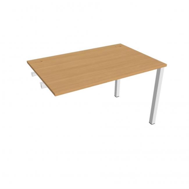 Work table Uni k pozdź. chain, 120x75.5x80 cm, beech/white