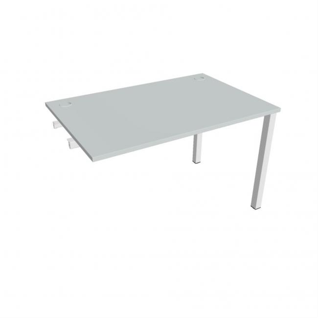 Work table Uni k pozdź. chain, 120x75.5x80 cm, grey/white
