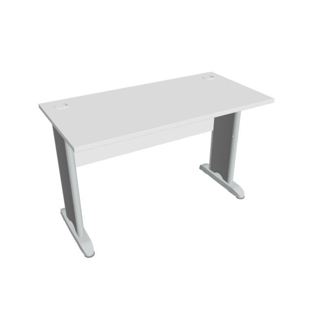 [ON121799] Cross work table, 120x75.5x60 cm, white/metal