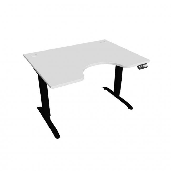 [ON123191] Motion Ergo desk, PO, 2S, 120x70.5-120.5x90 cm, white/black