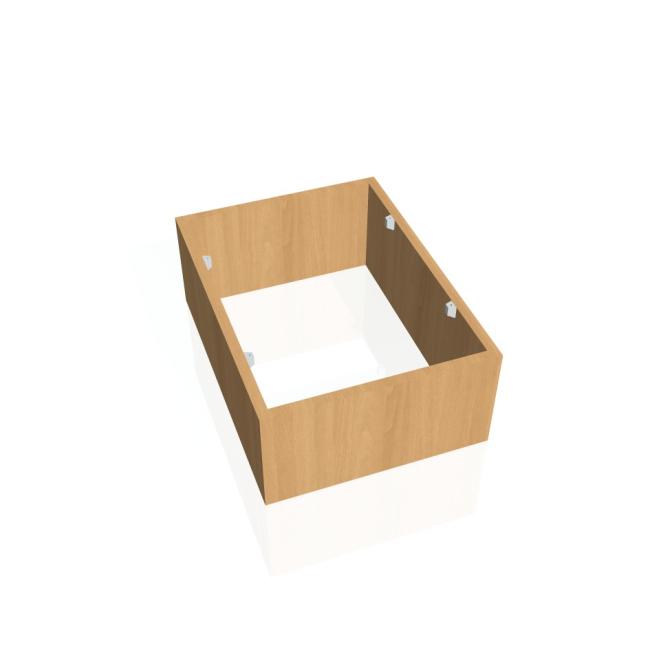 Hobis container plinth, beech/beech