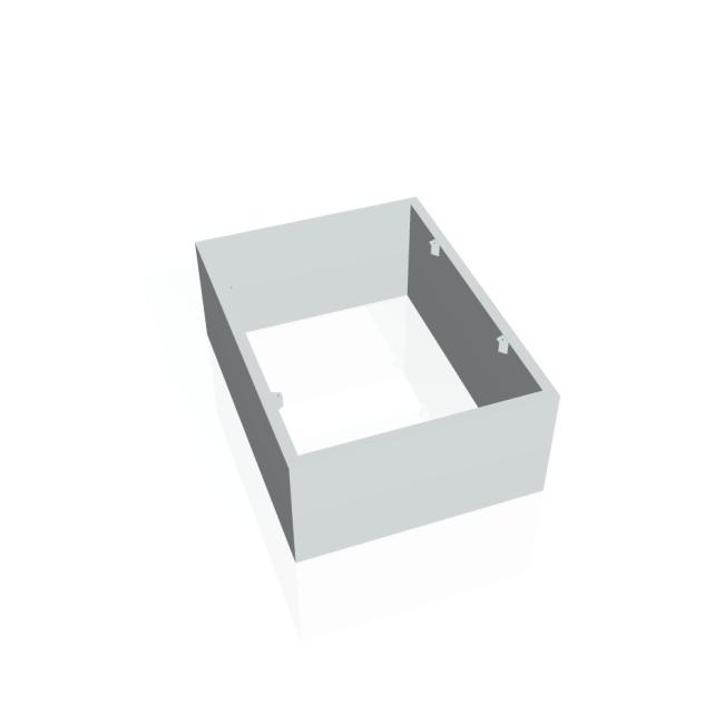 [ON124602] Hobis container plinth, grey/grey