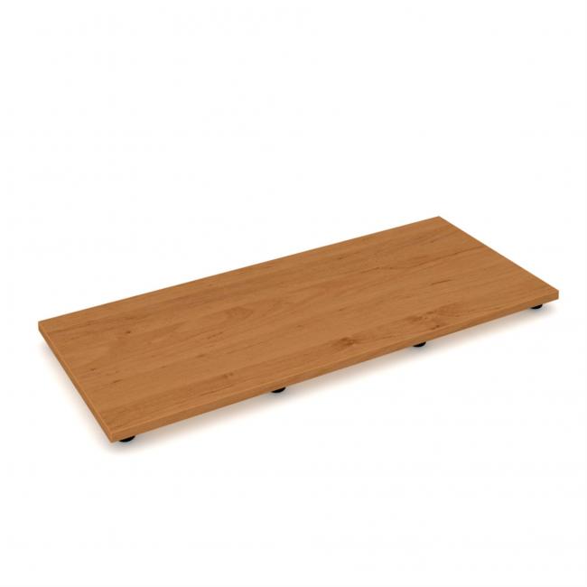 Leveling bottom for 3 file cabinets OP, 124.8x64 cm, alder