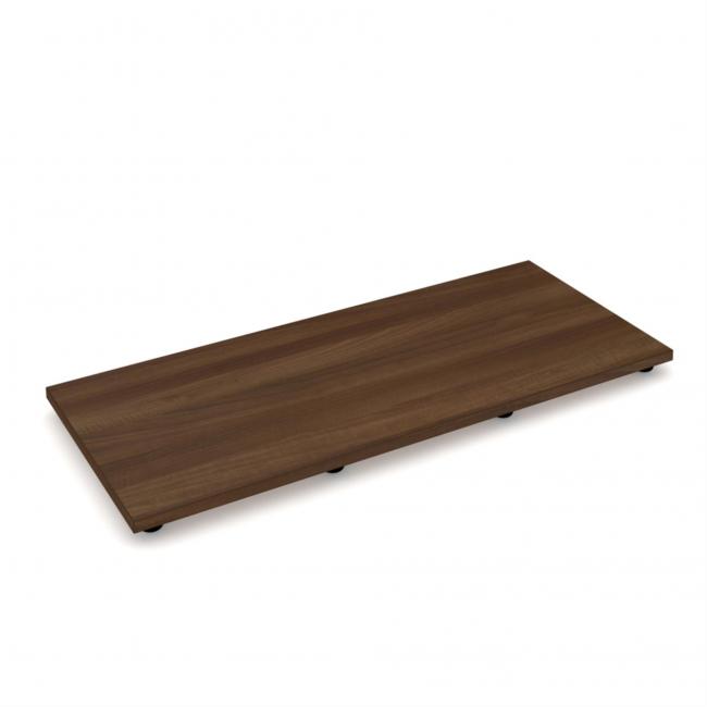 Leveling bottom for 3 file cabinets OP, 124.8x64 cm, walnut