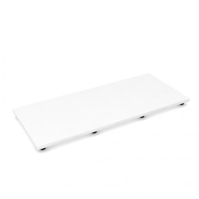 Leveling bottom for 3 file cabinets OP, 124.8x64 cm, white