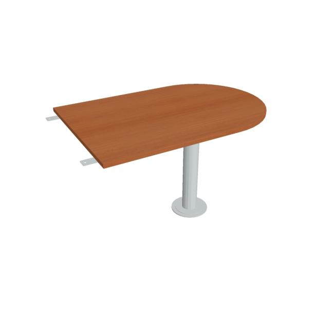 [ON124959] Additional table Cross, 120x75.5x80 cm, cherry/metal