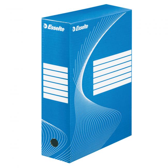 Archive box Esselte 100mm blue/white