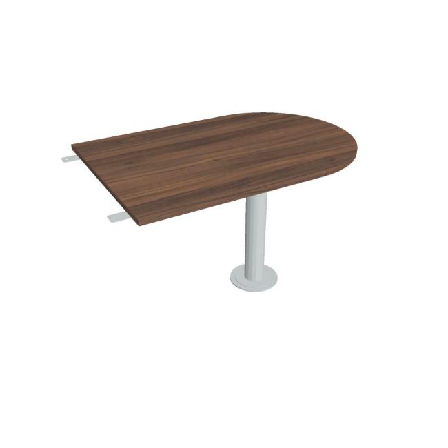 [ON125179] Additional table Flex, 120x75.5x80 cm, walnut/metal