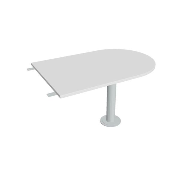 [ON125199] Additional table Flex, 120x75.5x80 cm, white/metal