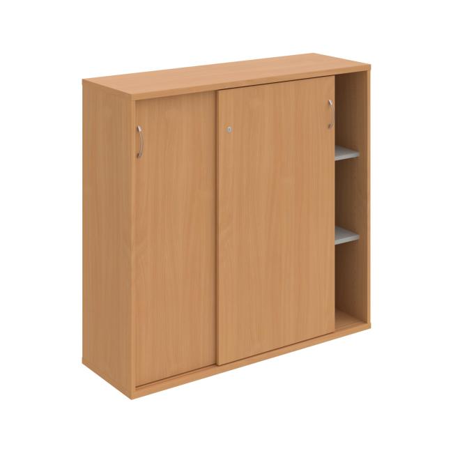 Strong shelf cabinet, 120x115.2x40 cm, beech/beech