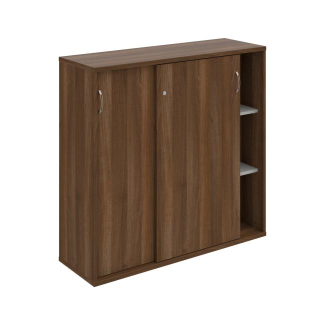 Strong shelf cabinet, 120x115.2x40 cm, walnut/walnut
