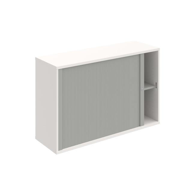 Shelving cabinet Strong L, 120x76.8x40 cm, grey/white